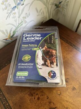 Premier Gentle Leader Head Collar Black Medium Dogs 25-60 Pounds New